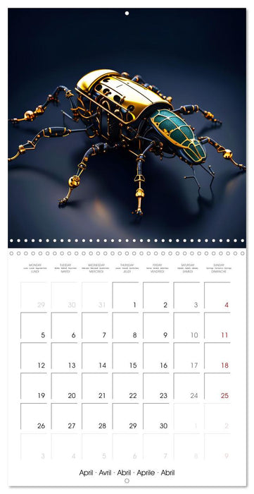 Mechanical Insects (CALVENDO Monthly Calendar 2027)