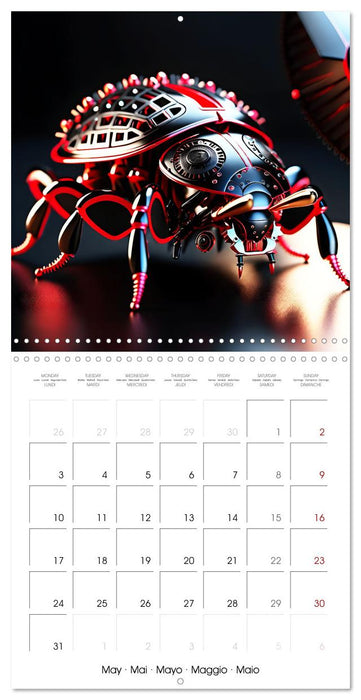 Mechanical Insects (CALVENDO Monthly Calendar 2027)