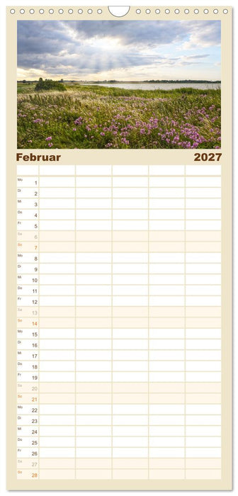 Vorpommern mit Rügen (CALVENDO Familienplaner 2027)