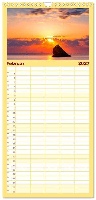 ALGARVE - Urlaub für die Seele (CALVENDO Familienplaner 2027)