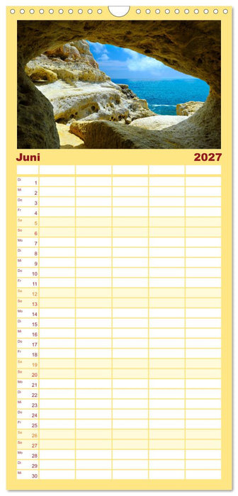 ALGARVE - Urlaub für die Seele (CALVENDO Familienplaner 2027)