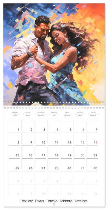 Danse passion (CALVENDO Calendrier mensuel 2027)