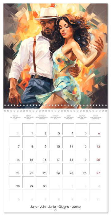 Danse passion (CALVENDO Calendrier mensuel 2027)