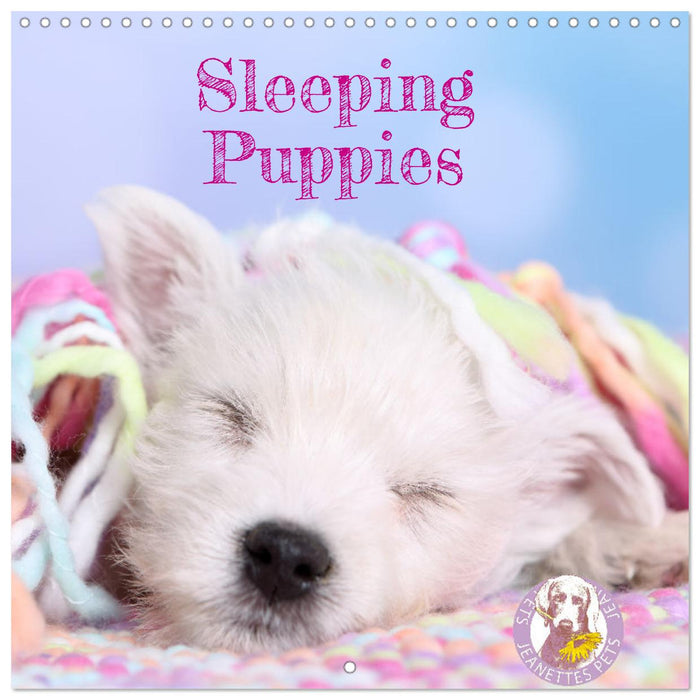 Sleeping Puppies (CALVENDO Monthly Calendar 2027)