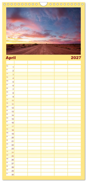 Outback Australien (CALVENDO Familienplaner 2027)