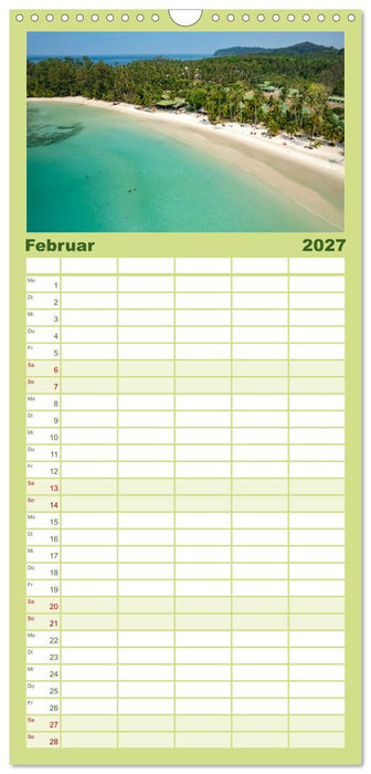Asien - Thailand (CALVENDO Familienplaner 2027)