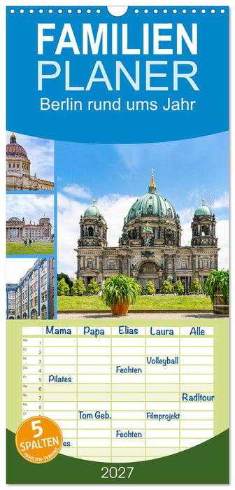 Berlin rund ums Jahr (CALVENDO Familienplaner 2027)