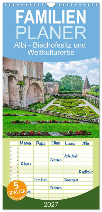 Albi - Bischofssitz und Weltkulturerbe (CALVENDO Familienplaner 2027)