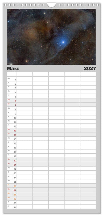 Deepsky XVII (CALVENDO Familienplaner 2027)