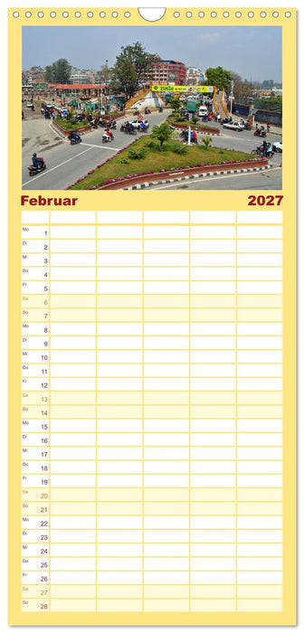 Im Kathmandutal (CALVENDO Familienplaner 2027)