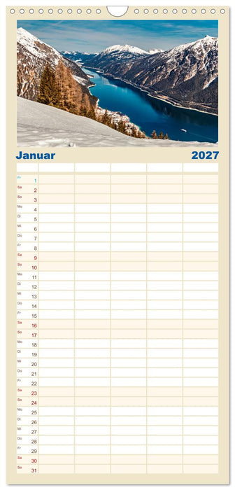 Und ewig lockt der Achensee - Tirol (CALVENDO Familienplaner 2027)