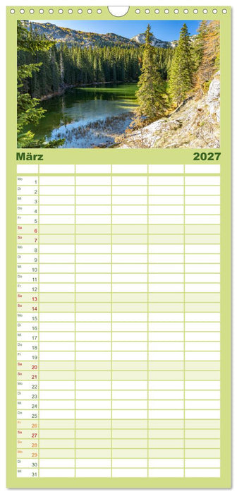 Montenegro - Welterbe Durmitor (CALVENDO Familienplaner 2027)