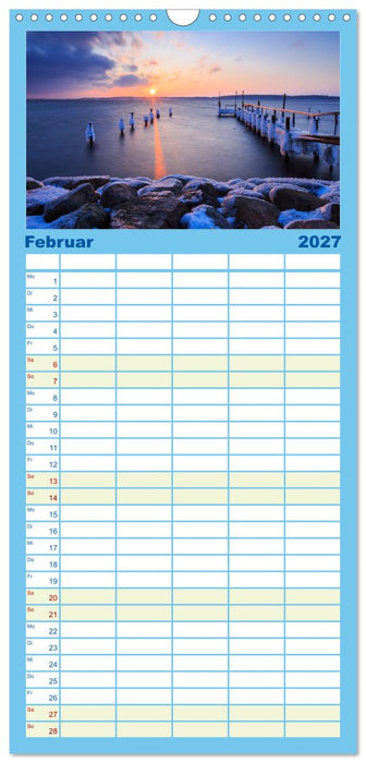 Sonne und Meer - Meer geht immer (CALVENDO Familienplaner 2027)