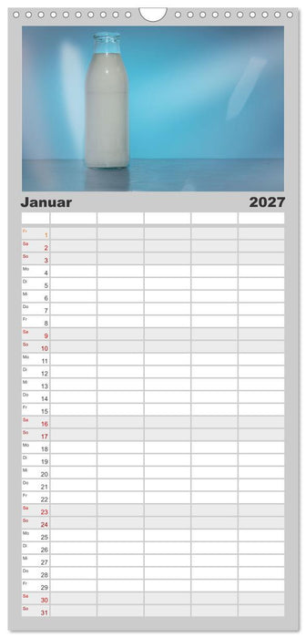 Die gute alte Milchflasche (CALVENDO Familienplaner 2027)