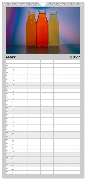 Die gute alte Milchflasche (CALVENDO Familienplaner 2027)