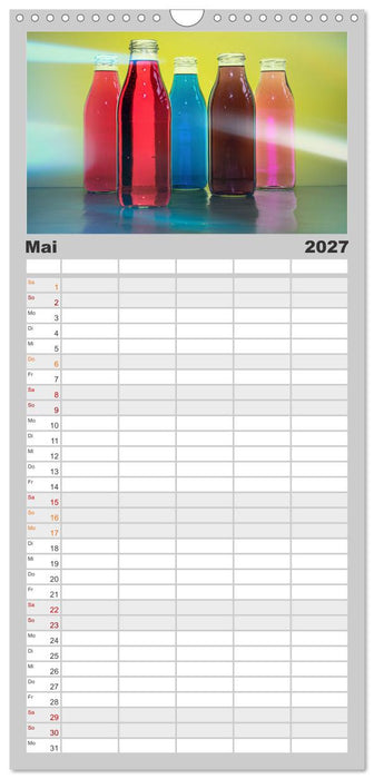 Die gute alte Milchflasche (CALVENDO Familienplaner 2027)