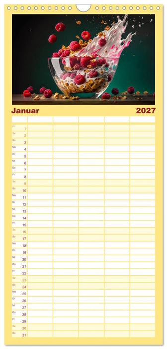 Müsli Frühstück (CALVENDO Familienplaner 2027)
