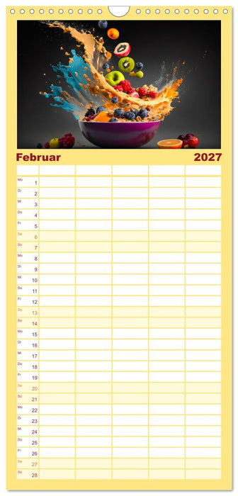 Müsli Frühstück (CALVENDO Familienplaner 2027)