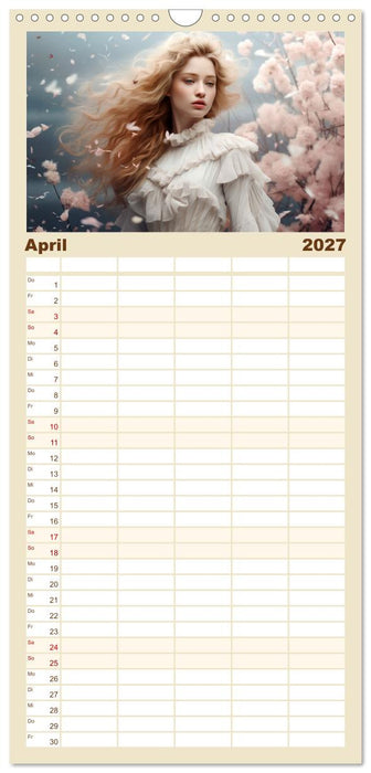 Märchenhafte Fabelfrauen (CALVENDO Familienplaner 2027)