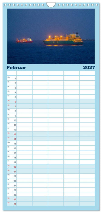 Hochseeschiffe (CALVENDO Familienplaner 2027)