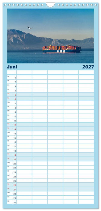 Hochseeschiffe (CALVENDO Familienplaner 2027)