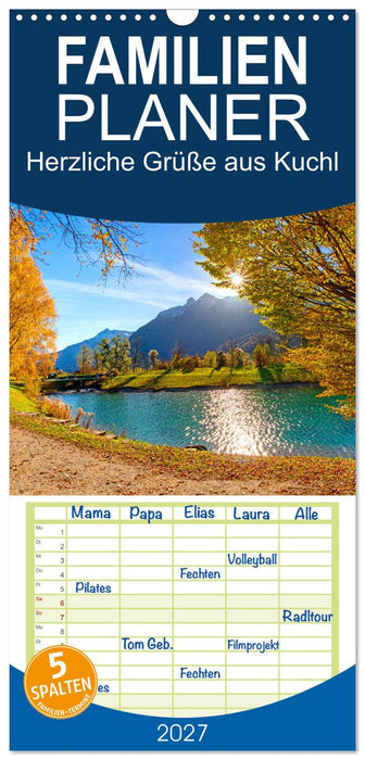 Herzliche Grüße aus Kuchl (CALVENDO Familienplaner 2027)