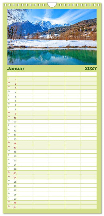 Herzliche Grüße aus Kuchl (CALVENDO Familienplaner 2027)