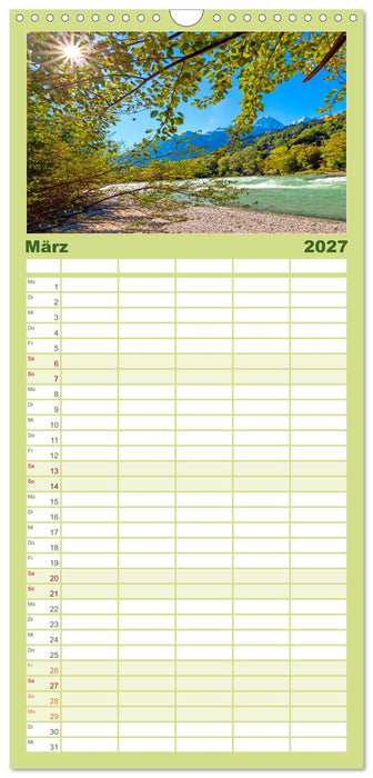 Herzliche Grüße aus Kuchl (CALVENDO Familienplaner 2027)