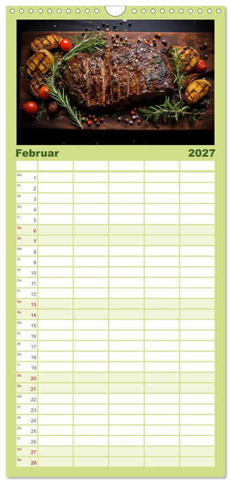 Ordentlich Low Carb (CALVENDO Familienplaner 2027)