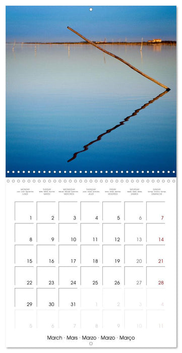 E´tang de Thau en Me´diterrane´e (CALVENDO Calendrier mensuel 2027)