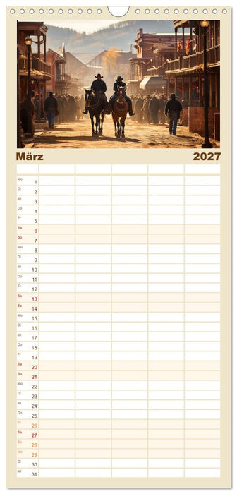 Western Life (CALVENDO Familienplaner 2027)