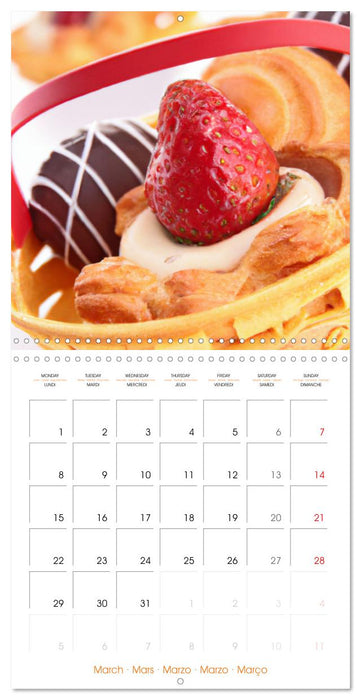 Art culinaire pâtisseries (CALVENDO Calendrier mensuel 2027)
