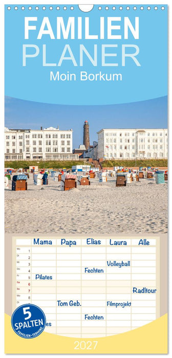 Moin Borkum (CALVENDO Familienplaner 2027)