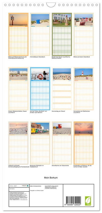 Moin Borkum (CALVENDO Familienplaner 2027)