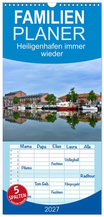 Heiligenhafen immer wieder (CALVENDO Familienplaner 2027)
