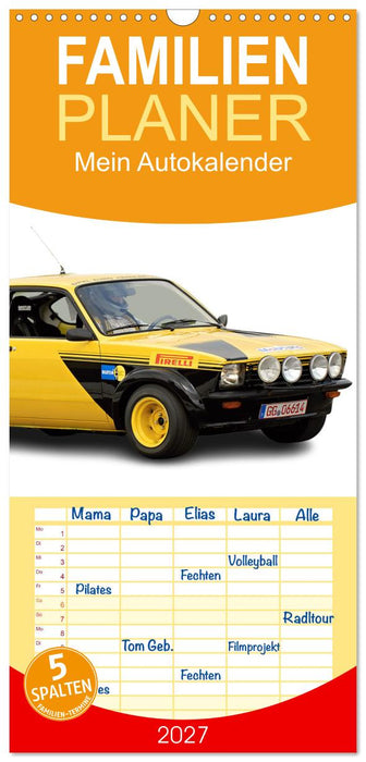 Mein Autokalender (CALVENDO Familienplaner 2027)