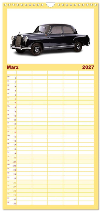 Mein Autokalender (CALVENDO Familienplaner 2027)