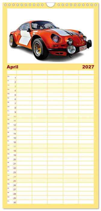 Mein Autokalender (CALVENDO Familienplaner 2027)