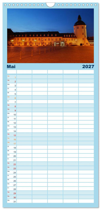 Blaue Stunde im Siegerland (CALVENDO Familienplaner 2027)