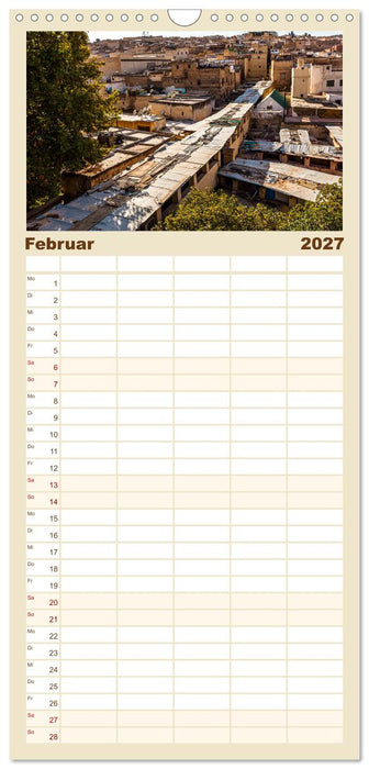 Fès - Marokko wie im Mittelalter (CALVENDO Familienplaner 2027)
