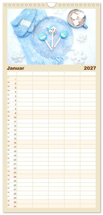 Zartes Landhausflair. Erholung und Entspannung für die Seele (CALVENDO Familienplaner 2027)