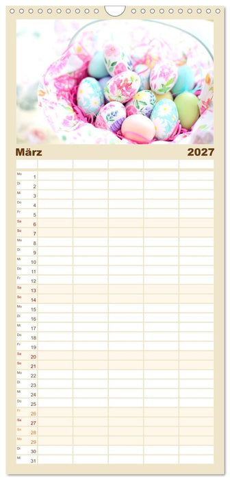 Zartes Landhausflair. Erholung und Entspannung für die Seele (CALVENDO Familienplaner 2027)
