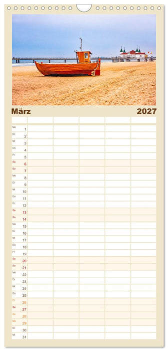 Usedom - ein Traumreiseziel (CALVENDO Familienplaner 2027)