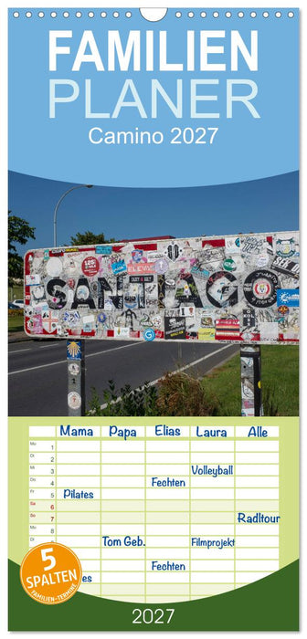 Camino 2027 (CALVENDO Familienplaner 2027)