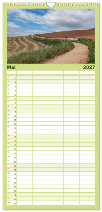 Camino 2027 (CALVENDO Familienplaner 2027)