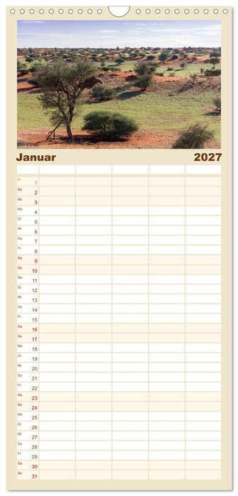 Lichterfülltes Namibia (CALVENDO Familienplaner 2027)
