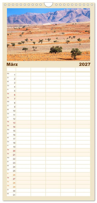 Lichterfülltes Namibia (CALVENDO Familienplaner 2027)