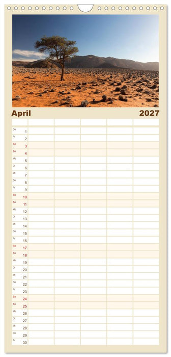 Lichterfülltes Namibia (CALVENDO Familienplaner 2027)
