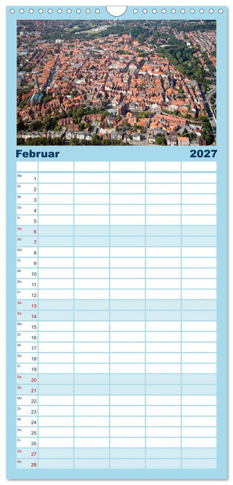 Norddeutschland aus der Luft (CALVENDO Familienplaner 2027)