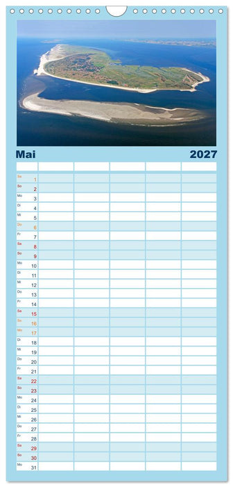 Norddeutschland aus der Luft (CALVENDO Familienplaner 2027)